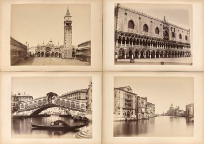 Carlo Naya (1816-1882) 
Ensemble de 24 vues de Venise.
[Circa 1860-1870]
Photographies...