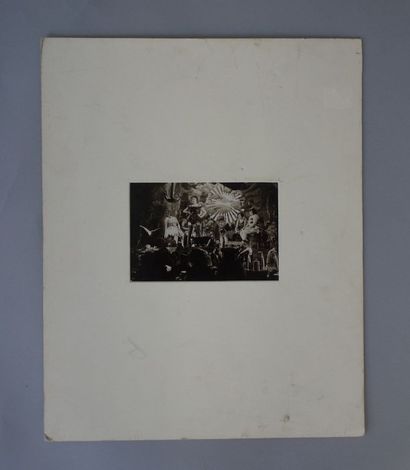 null L'Ange Bleu (1930), Marlène DIETRICH. Tirage photographique. Cachet de collection...
