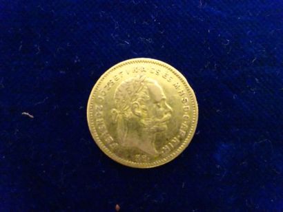 null AUTRICHE

1 pièce de 4 florins 10 francs or, 1875.

Poids : 3,2 g.