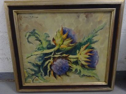 Charles PICART LE DOUX (1881-1959) Jetée d’artichauts en fleur.

Huile sur isorel,...