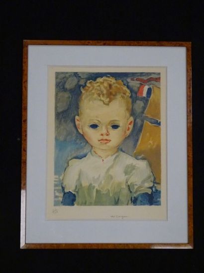 Kees VAN DONGEN (1877-1968) Pierre Marie, fils de l'artiste.

Lithographie.

Signée...