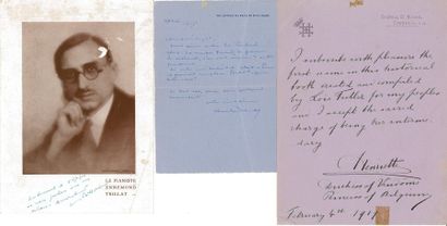 DEBUSSY (Claude) Lettre autographe, signée à André CAPLET. 37 mai 1917; une page...