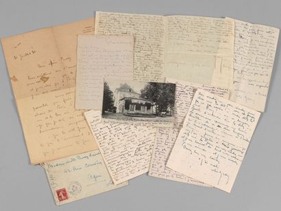 DOMERGUE (Jean Gabriel)1889-1962 Réunion de 150 lettres et 4 cartes autographes,...