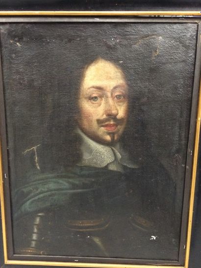 null Ecole française de la seconde moitié du XVIIe siècle.

Portrait de gentilhomme...