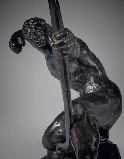 Emile Antoine BOURDELLE (1861 - 1929) Héraklès Archer, huitième étude - modèle intermédiaire...