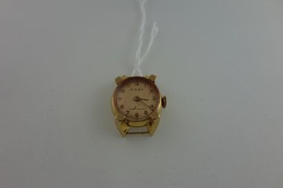 KODY Boitier de montre bracelet de dame en or jaune (750). 

Cadran indiquant les...