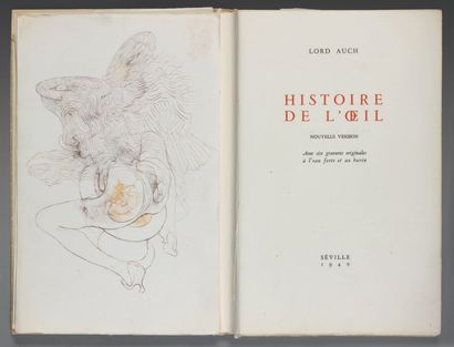 [BATAILLE (Georges)]. Histoire de l'oeil. Séville, 1940 [Paris, K éditeur, août 1946]....