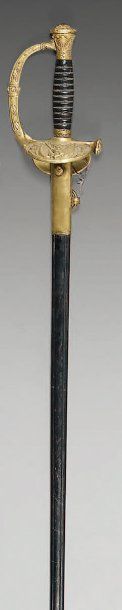 Epée d'Officier de Marine, modèle 1817 à...