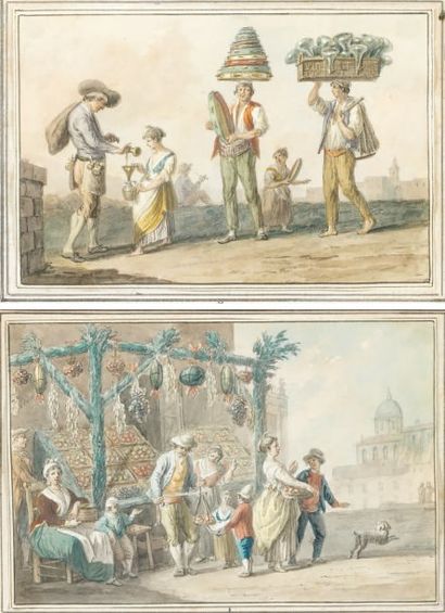 Saverio Xavier della GATTA (Actif à Naples, de 1777 au début du XIXème siècle) 1...