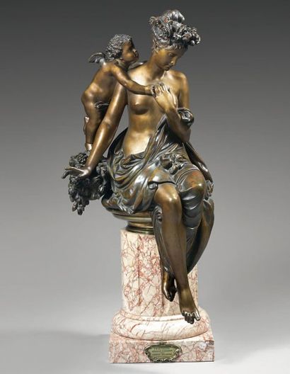 François RUDE (1784-1855) La Marseillaise. Epreuve en bronze à patine noire, signée...