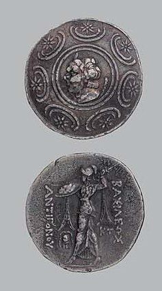 null MACÉDOINE : Antigone Gonatas (277-239). Tétradrachme. 16,34 g. Tête de Pan au...