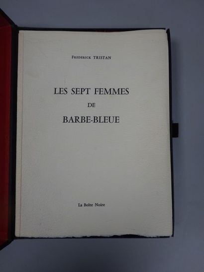 TRISTAN (Frédérick). 

Les Sept Femmes de Barbe-Bleue. Paris, La boîte noire, 1966....