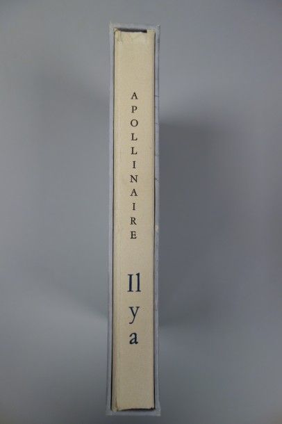 APOLLINAIRE (Guillaume). Il y a. illustrations d’Edouard GOERG. Paris, Grégoire,...