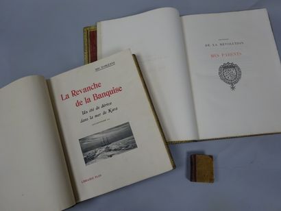 null Lot comprenant: 

- PIRON, COLLE, GALLET Chansons joyeuses, Paris, 1 volume...