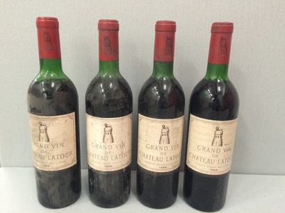 null Château LATOUR

4 bouteilles, 1969. 

Niveaux bas goulot ou haute épaule. 

Etiquettes...