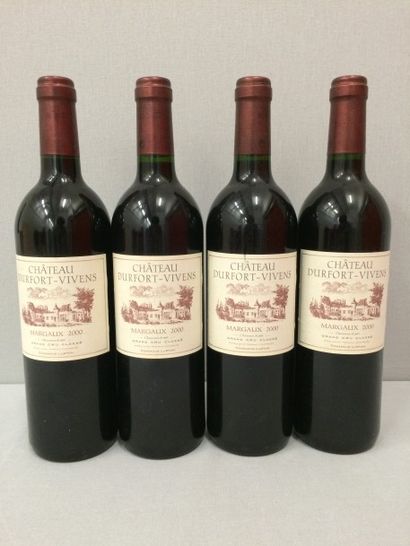 null Château DURFORT-VIVENS

4 bouteilles, 2000.

Niveau légèrement bas.

Etiquettes...