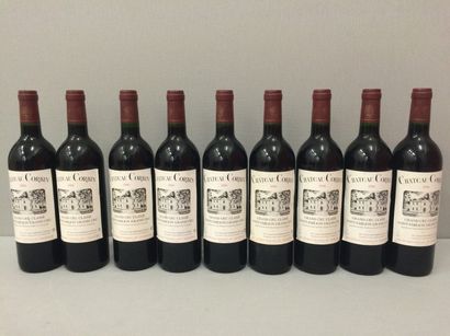 null Château CORBIN

9 bouteilles, 1996.

Bon niveau et légèrement bas.

Etiquettes...