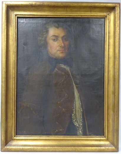 null Ecole française du XVIIIe siècle

Portrait de gentilhomme.

Huile sur toile....