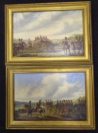 null Ecole du XIXe siècle

Scènes de batailles.

Deux huiles sur toile. 

27 x 40,5...