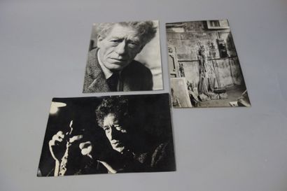 Jean-Régis ROUSTAN (XXème) 

Portraits d'Alberto Giacometti et l'atelier d'Alberto...