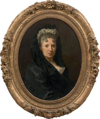 École française du premier quart du XVIIIe siècle Portrait présumé de Marie-Angélique...