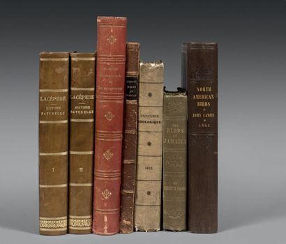 LACÉPÈDE. 
Histoire naturelle. Paris, Furne et Cie, 1855; 2 volumes in-8 demi-bas....