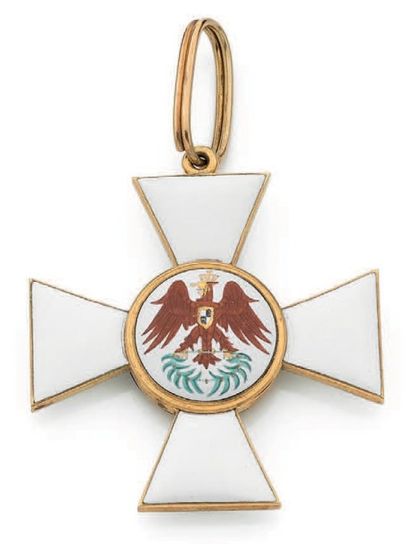 Allemagne 
Prusse, ordre de l'Aigle rouge, fondé en 1777, croix de IIIe classe (commandeur)...
