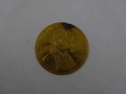 AUTRICHE-HONGRIE Pièce de 4 ducats en or, François-Joseph Ier 1910. 

Poids : 13,8...