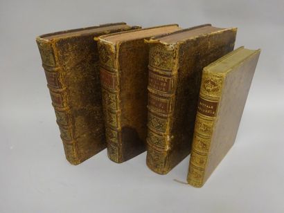 null Lot de livres reliés du XVIIème et XVIIIème siècle comprenant: 

- RITVALE MELDENSE,...