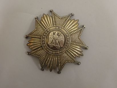 Ordre de la Légion d'honneur 

Plaque de Grand Croix en argent (800).

Epingle basculante...