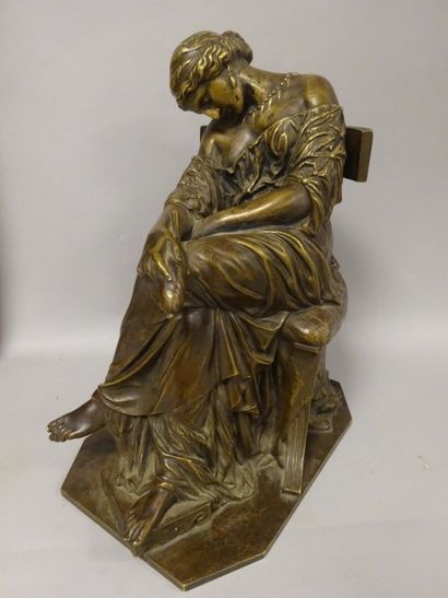 D'après Pierre-Jules CAVELIER (1814-1894) 


Pénélope endormie. 


Epreuve en bronze...