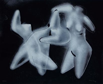 MAN RAY (1890-1976) 
Les Trois nus, 1919.
[Anselmino, 96].
Sérigraphie sur altuglas.
Signée...