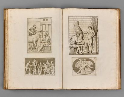 WINCKELMANN (Giovanni) 
Monumenti antichi inediti.
Rome, L'Auteur, 1767-1772, 3 volumes...