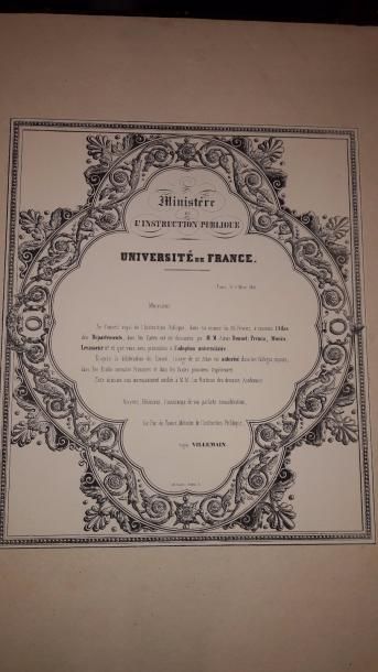 A. DONNET, FREMIN, MONIN et LEVASSEUR 

L'Atlas des Départements.

Grand in-folio,...