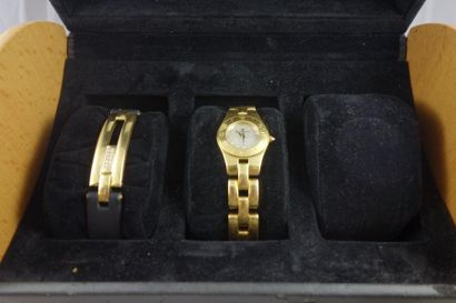 Baume & Mercier, Linea 

Montre bracelet de dame.

Boîtier rond en or jaune (750)...