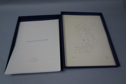 Jean COCTEAU (1889-1963) 

Boîte-objet, Hommage 1993.

Quatre lithographies numérotées...