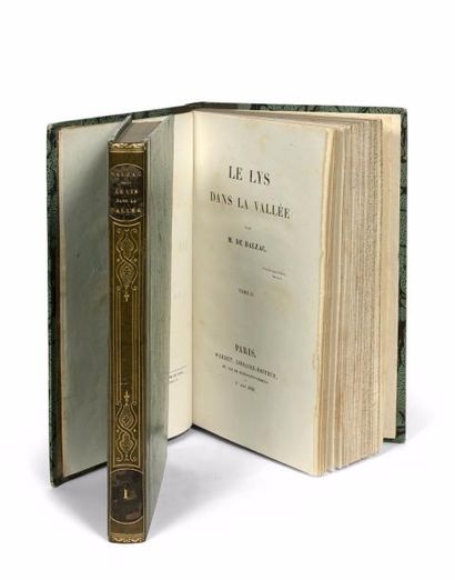 BALZAC (Honoré de) Le Lys dans la Vallée.
Paris, Werdet, 1er Juin 1836; 2 volumes...