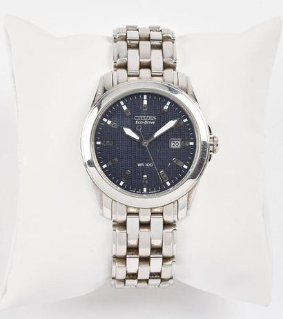 CITIZEN, Eco-Drive 

Montre bracelet d'homme en acier.

Boîtier circulaire, cadran...