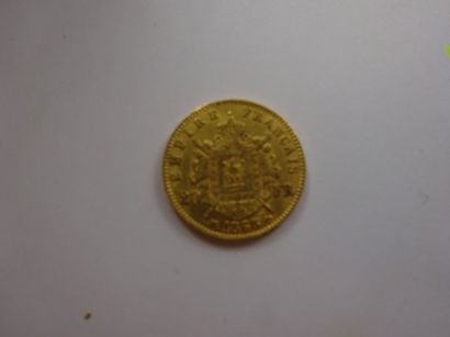 null Pièce de 20 Francs en or, 1868BB. 

Poids : 6,40 g. 
