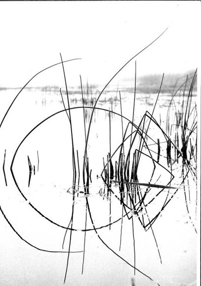 Georges JONIAUX (1932-1987) 

Trois tirages photographiques en noir et blanc.

"Reflets...