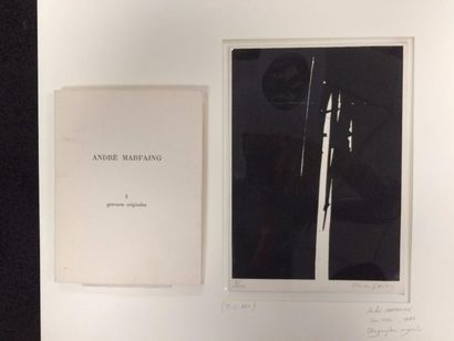 André MARFAING (1925-1987) 

Composition. 

Gravure. 

N° 2 / 300. 

Signée en bas...