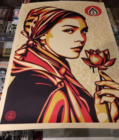 SHEPARD FAIREY (1970) 

Natural Spring, 2017.

Sérigraphie en couleur. 

Signée en...