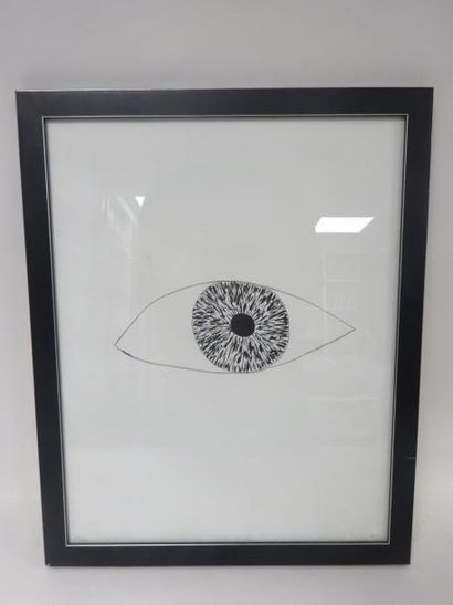 David SHRIGLEY (né en 1968) 

Eye. 2011. 

Estampe numérotée 22/100. 

Signée en...