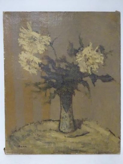 BENN (1905-1989) 

Bouquet de fleurs. 

Huile sur toile. 

Signée en bas à gauche....