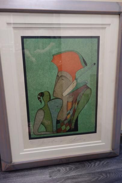 Mikail CHEMIAKIN (1943) 

Grand Carnaval de Saint Pétersbourg. 1992.

Lithographie...