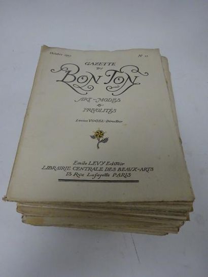 Lucien Vogel 

Gazette du bon Ton, Paris, Emile Levy éditeur, 1912-1913. 

Tome I...