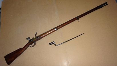 null FRANCE.

Fusil d'infanterie. Modèle 1777. Période révolutionnaire.

Platine...