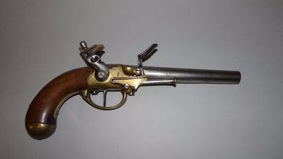 FRANCE.
Pistolet à silex. Modèle 1777 1 Type....