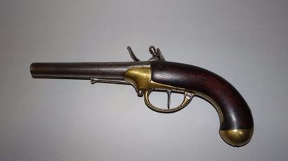 null FRANCE.

Pistolet à silex. Modèle 1777, 2ème modèle. Année 1782.

Canon daté...