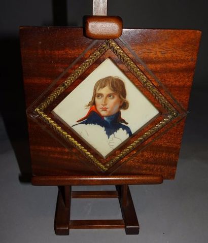 D'après Jacques-Louis DAVID (1748-1825) 

Le Général Bonaparte.

Aquarelle sur feuille...
